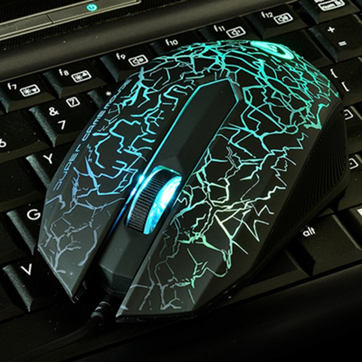 brand new usb wired optical breathing light scroll wheel gaming game mouse mice fire cracks 3 buttons for computer brand new usb wired optical breathing light scroll wheel gaming game mouse mice fire cracks 3 buttons for computer