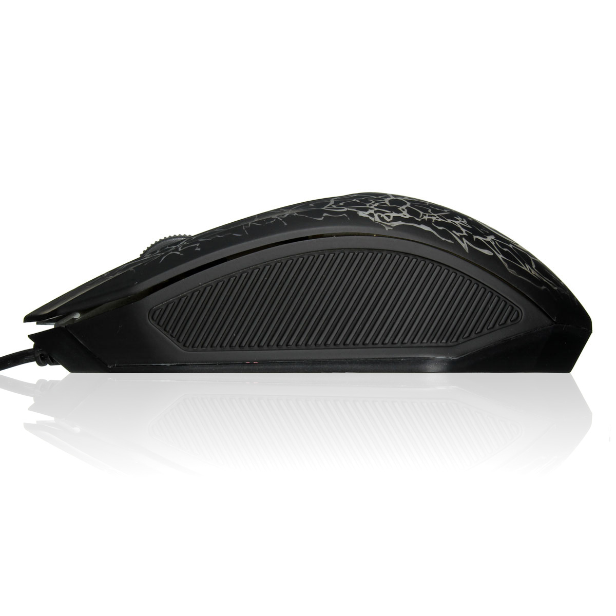 brand new usb wired optical breathing light scroll wheel gaming game mouse mice fire cracks 3 buttons for computer