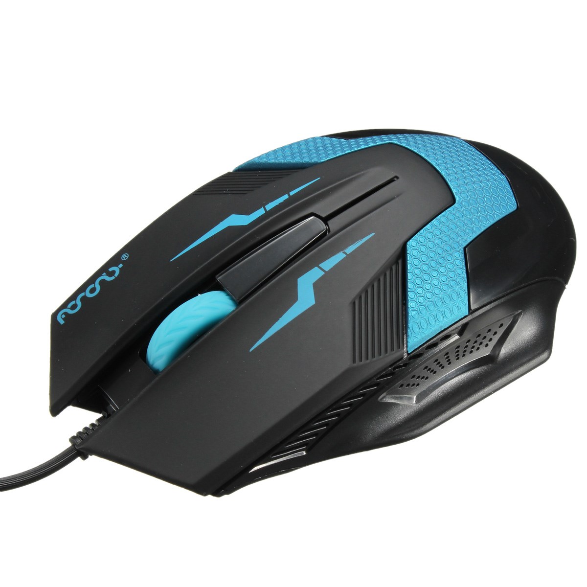 brand new usb wired optical scroll wheel 1200dpi gaming game mouse mice lighting 3 buttons for computer (random color)