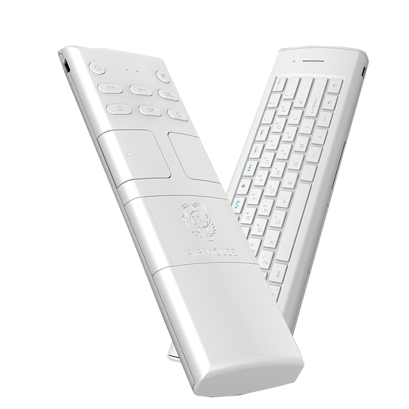 imego m20 2.4g ultra sensitive 3 axial 10m wireless distance full keys mini gaming rechargeable air mouse for android box tv etc
