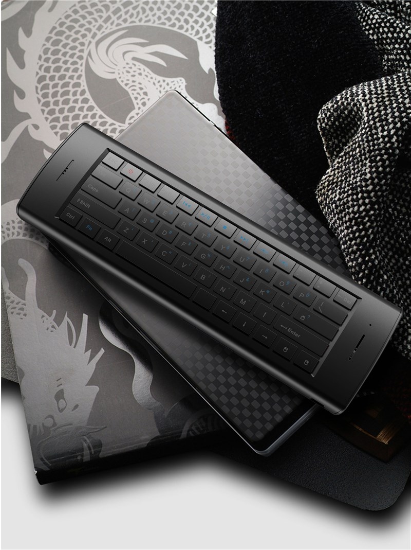 imego m20 2.4g ultra sensitive 3 axial 10m wireless distance full keys mini gaming rechargeable air mouse for android box tv etc
