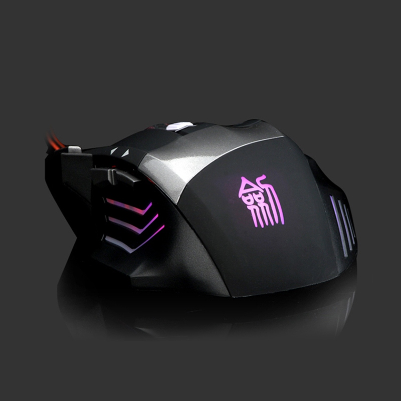 js-x1 2400pi adjustable 3d 8 button computer notebook gaming usb wire game mouse mice lol cf wow