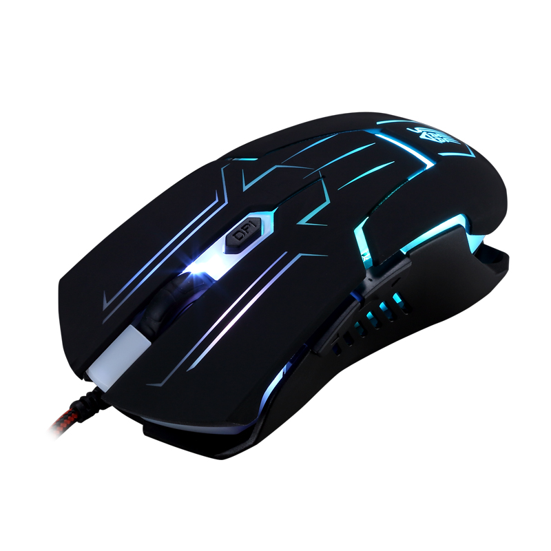 js-x7 1800dpi adjustable 3d 8 button computer notebook gaming usb wire game mouse mice lol cf wow