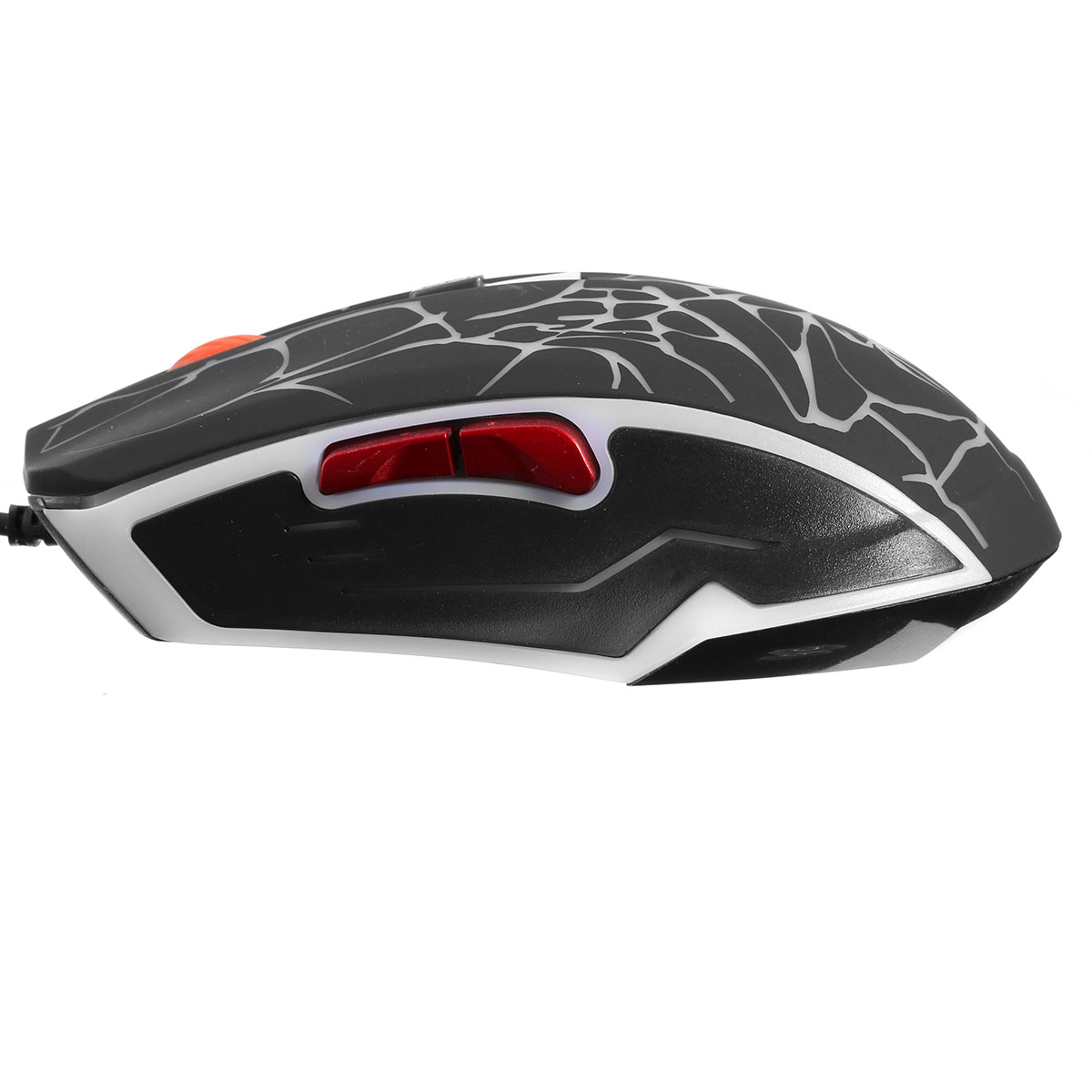 kn-004 usb 6 button 1200-3200dpi wired mouse professional optical gaming mice 7 colors led for pc laptop computer