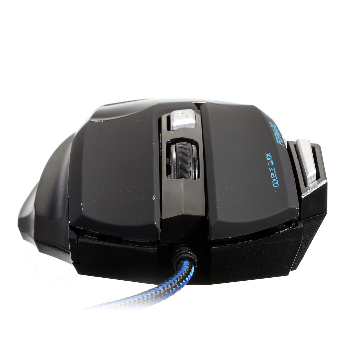 kn-006 usb gaming mouse adjustable 2400dpi 7 buttons mouse with seven colorful led wired optical mice for pc laptop