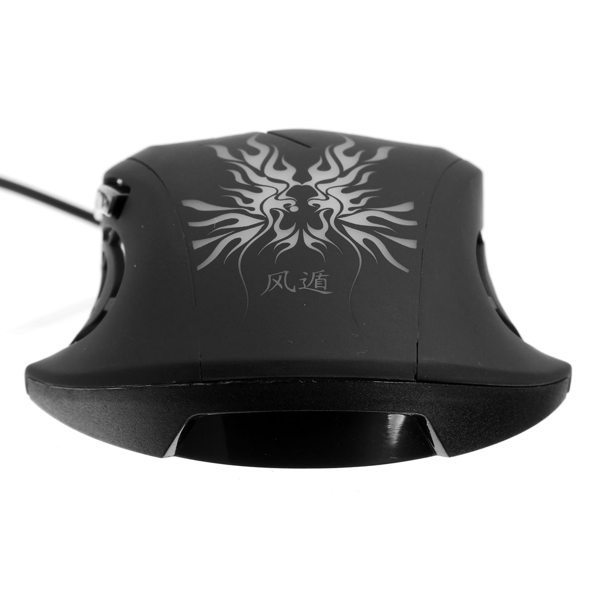 kn-614 usb wired gaming mouse adjustable 2400dpi 6 buttons professional game mice 7 colors led for pc laptop computer