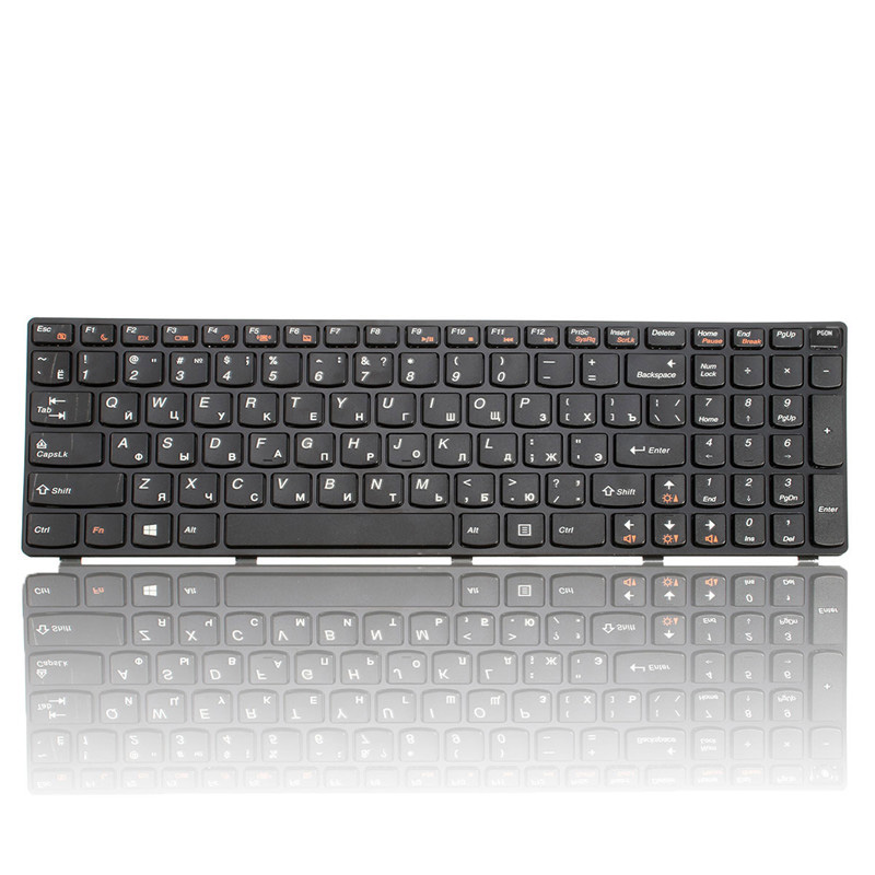 mini portable russian keyboard for ibm lenovo v570 v570c v575 z570 z575 b570 b570a b570g b575 b575a ru black frame keyboard