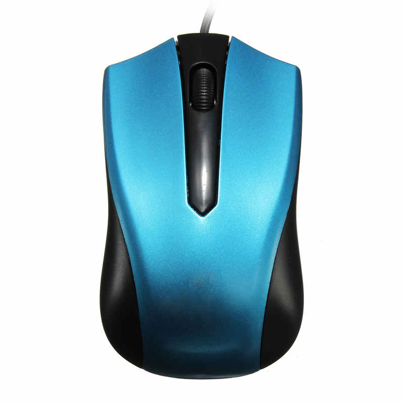new 1pc usb wired office mouse mice scroll wheel 3 button 1000dpi for computer desktop pc(random color)