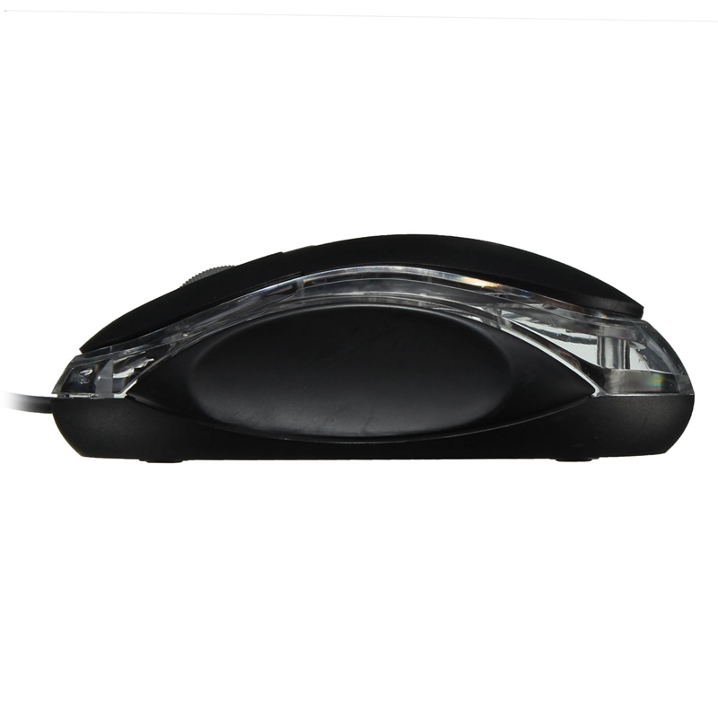 new 1pc usb wired office mouse scroll wheel 3 buttons 800dpi for computer desktop pc(random color)