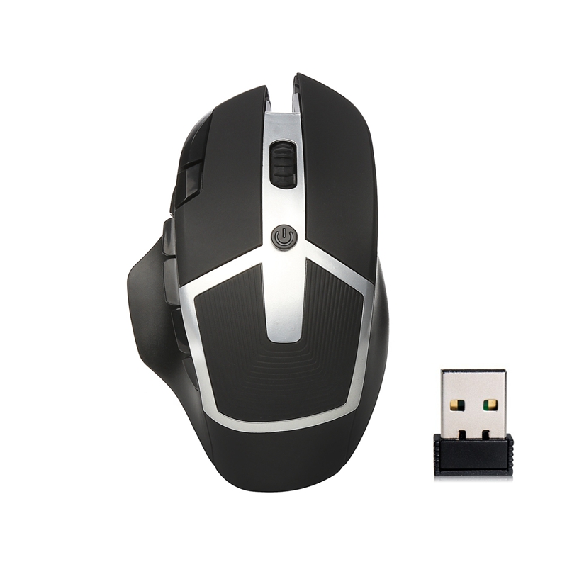 new arrival 2400dpi wireless 8 button led ergonomic design professional gaming mouse game mouse for gamer computer pc laptop