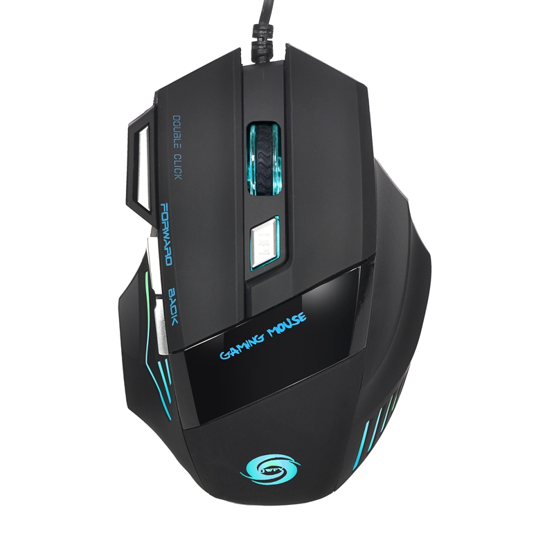 new arrival 3200 dpi profession 7 button led optical usb wired mouse gamer mice computer mouse gaming mouse for pro gamer