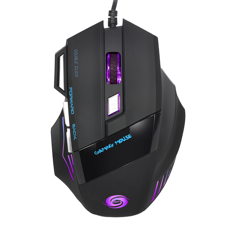 new arrival 3200 dpi profession 7 button led optical usb wired mouse gamer mice computer mouse gaming mouse for pro gamer