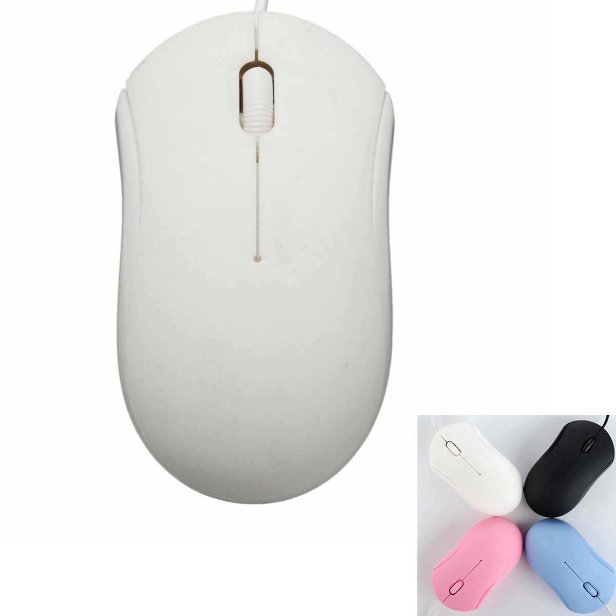 new candy color usb wired mouse scroll wheel 3 buttons 1000 dpi for laptop desktop (random color) new candy color usb wired mouse scroll wheel 3 buttons 1000 dpi for laptop desktop (random color)