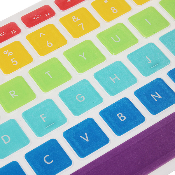 new colorful silicone keyboard cover skin for macbook pro retina 13/15/17