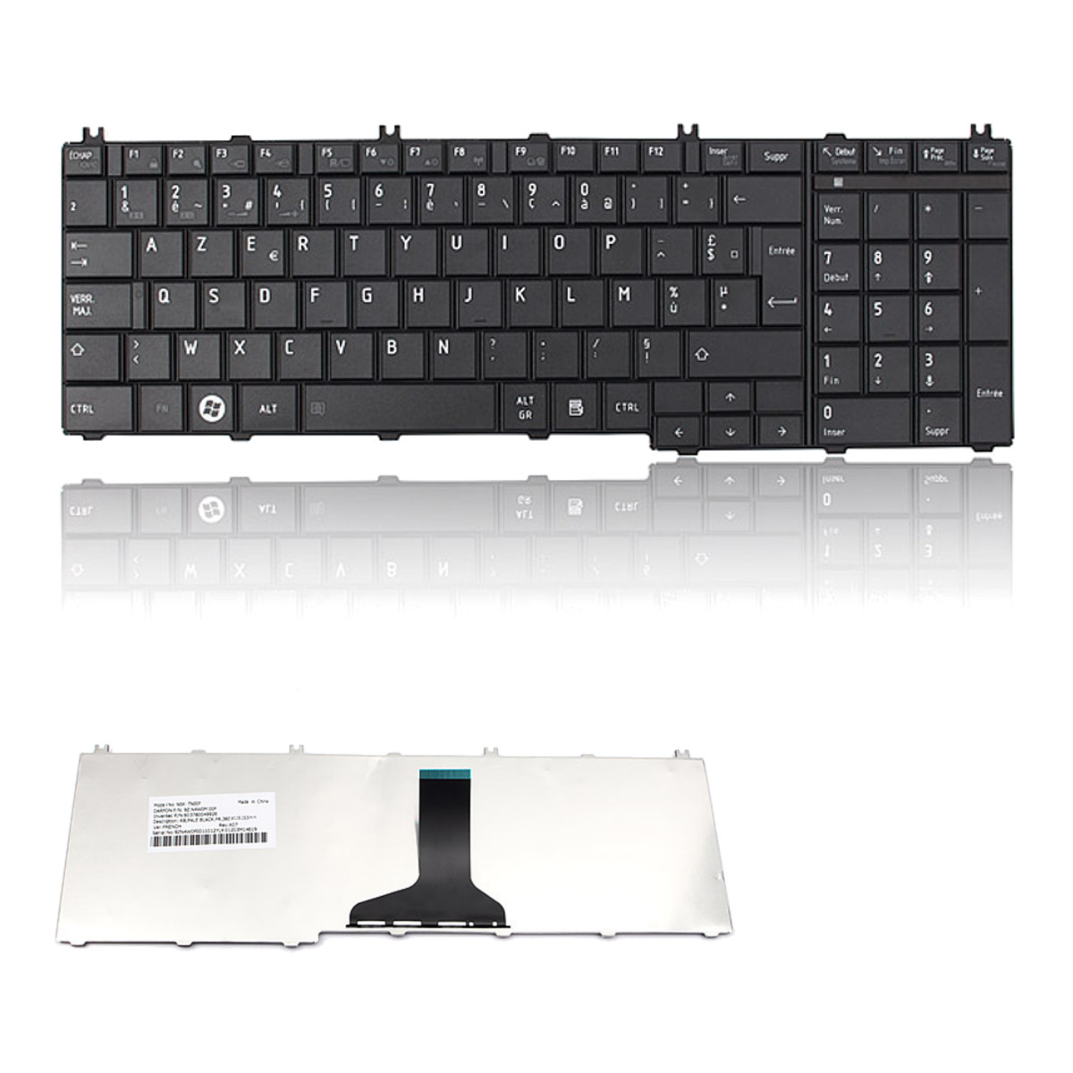 new fr pc laptop keyborad clavier for satellite pro c660 c660d c670 c670d computer