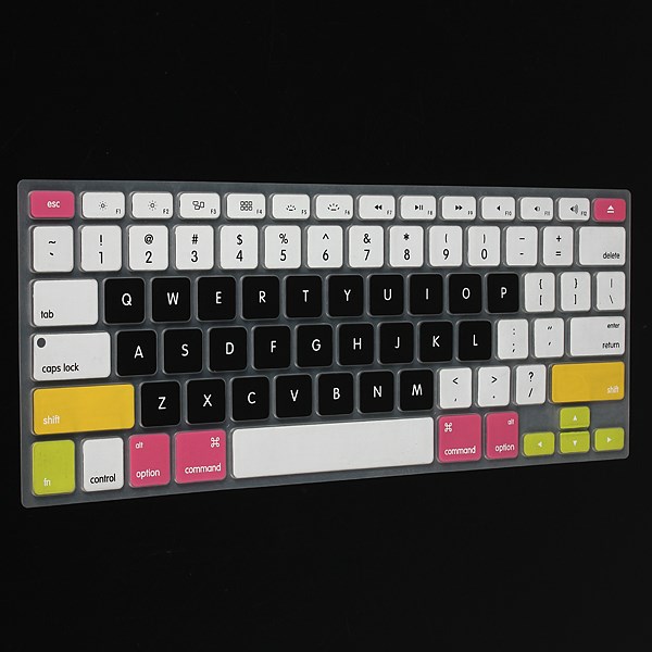 new multi beautyful color colorful silicone us keyboard skin cover for apple for macbook pro 13 15 17 laptop