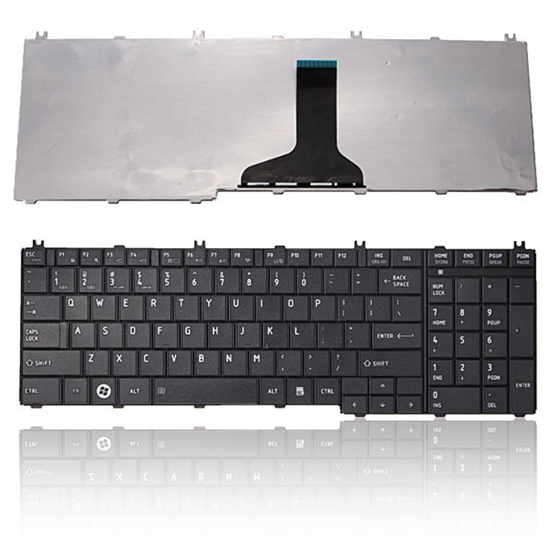 new us pc laptop replacement keyboard for toshiba satellite c660 c660d c665 c665d
