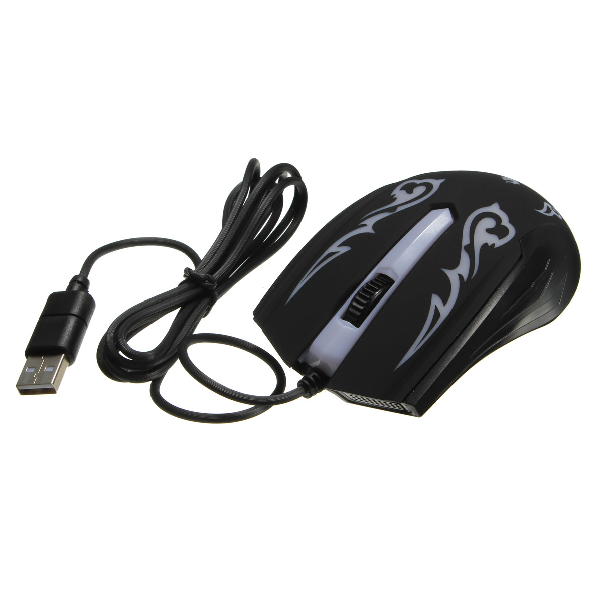 new usb wired 1600dpi optical scroll wheel game gaming mice mouse clouds 3 buttons for computer laptop