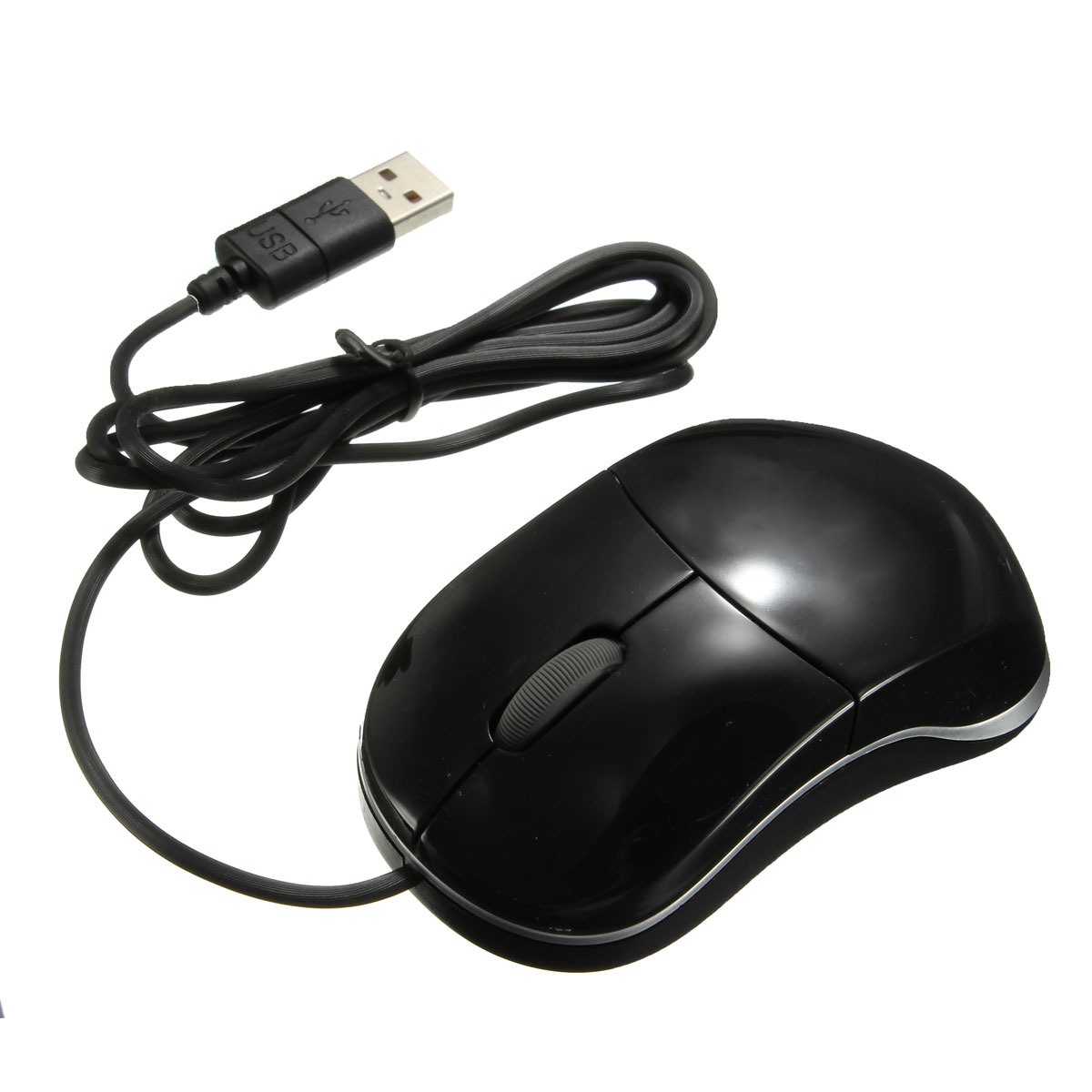 new usb wired 1600dpi optical scroll wheel office mouse mice clouds 3 button for computer laptop (random color)
