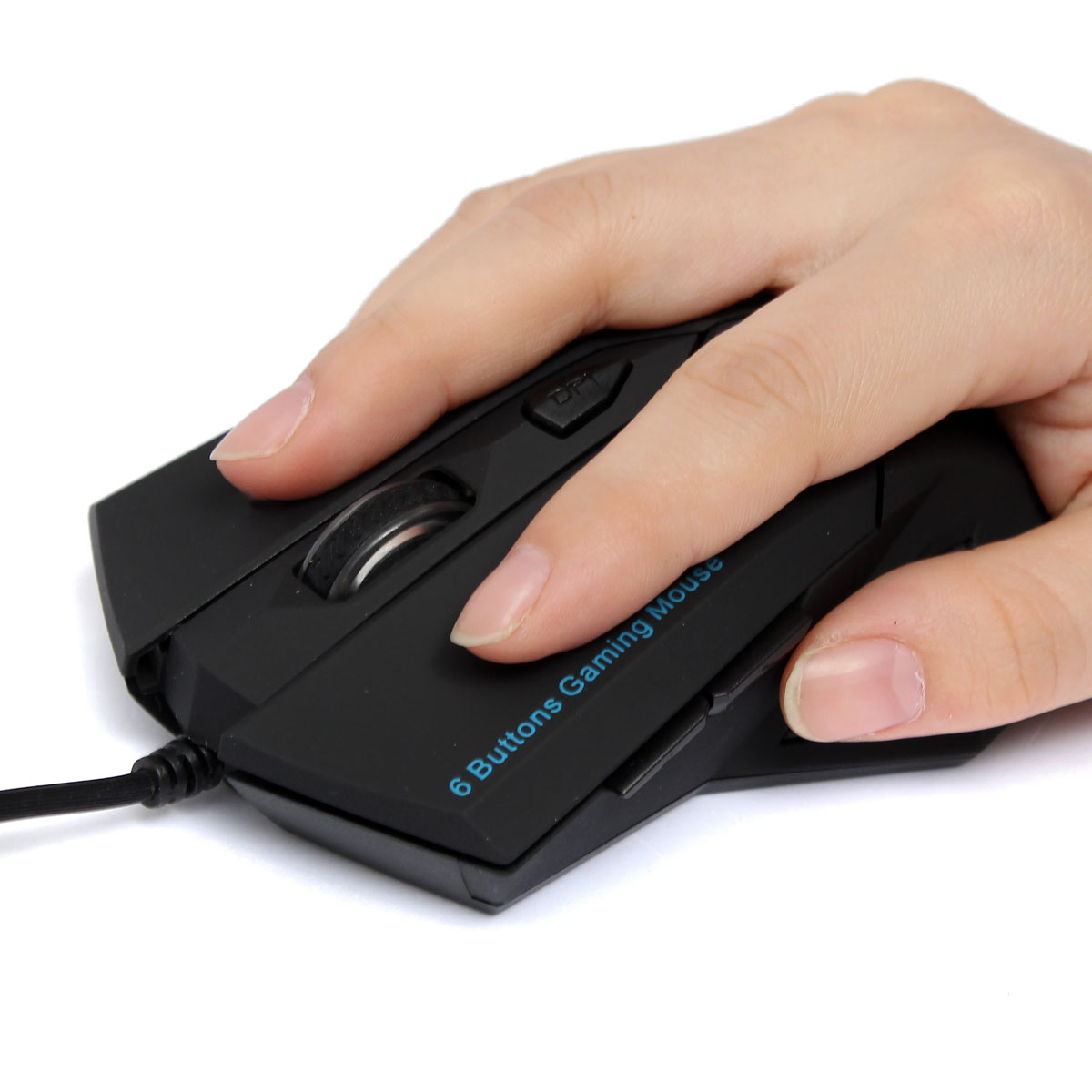new usb wired 2400dpi optical scroll wheel gaming game mice mouse 6 button for computer laptop fashion