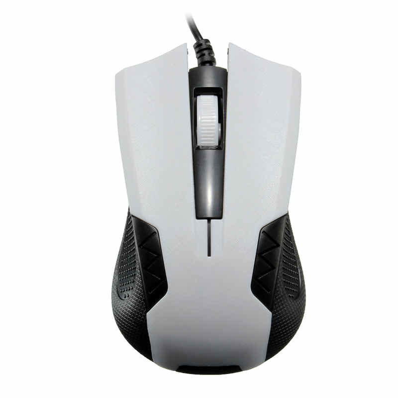 new usb wired office mouse scroll wheel 3 buttons 1000 dpi for computer desktop pc (random color)