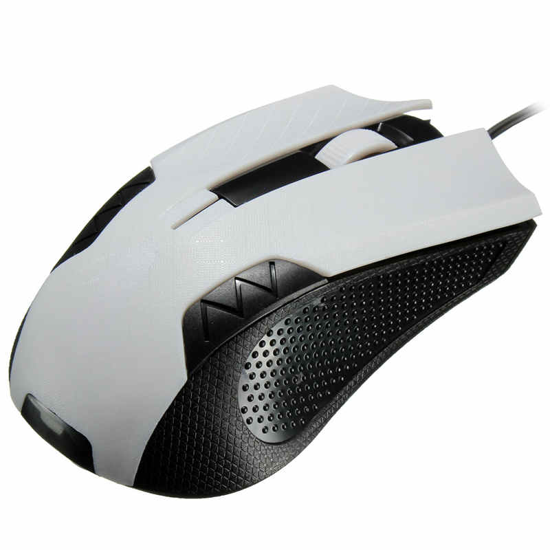new usb wired office mouse scroll wheel 3 buttons 1000 dpi for computer desktop pc (random color)