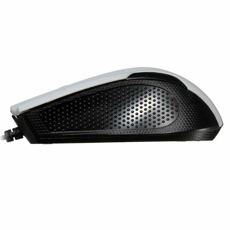 new usb wired office mouse scroll wheel 3 buttons 1000 dpi for computer desktop pc (random color)
