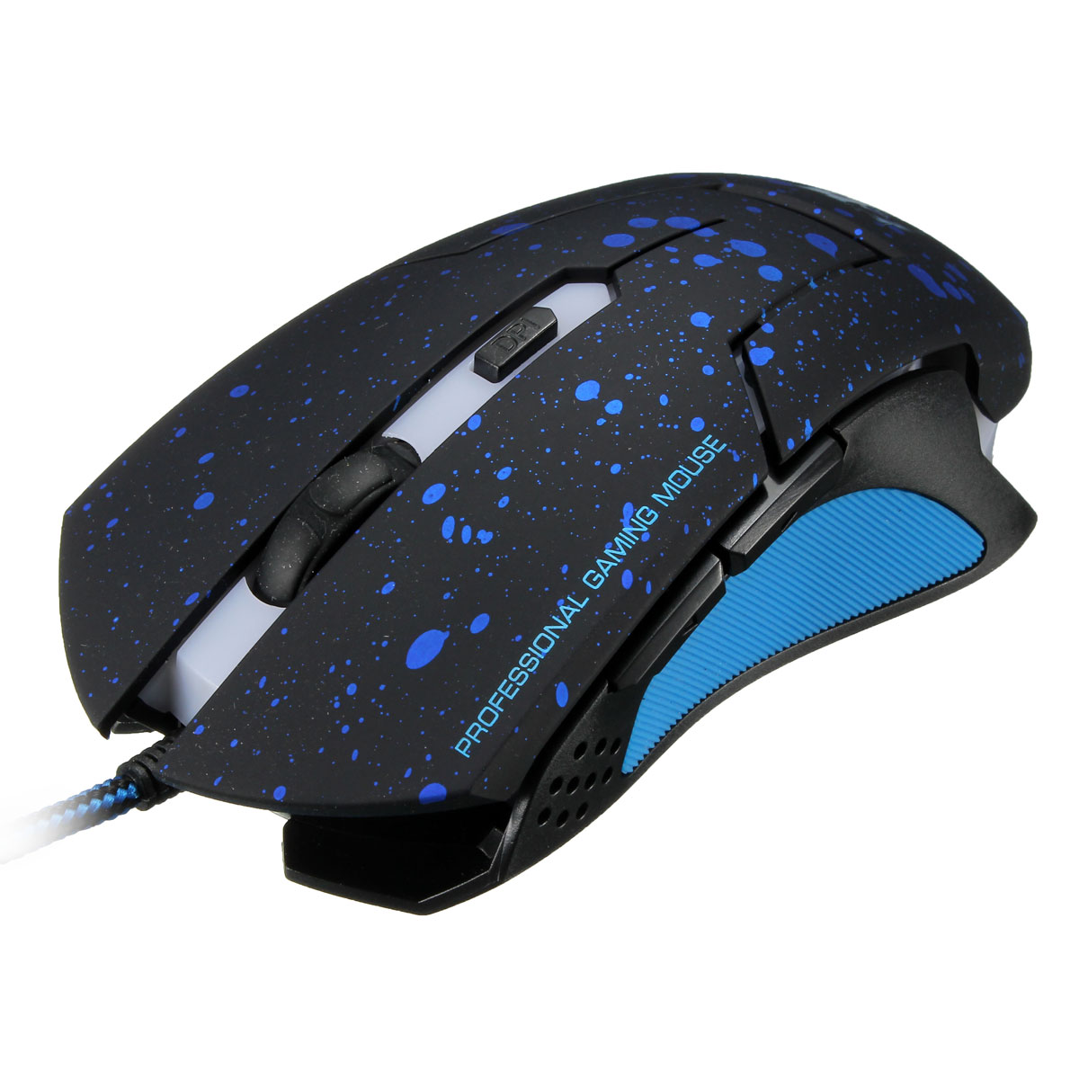 new usb wired optical scroll wheel office 4000dpi gaming game mice mouse star 6 button for computer laptop