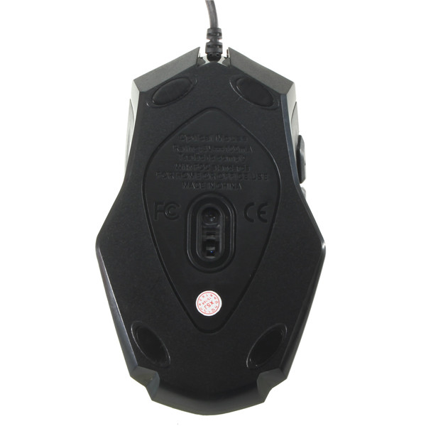 red 2400 dpi 6 button led optical usb wired gaming mouse mice for pro laptop gamer computer accessories