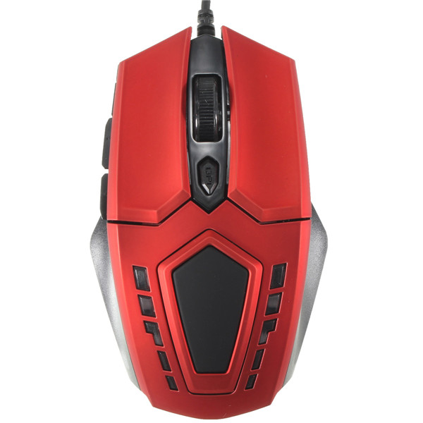 red 2400 dpi 6 button led optical usb wired gaming mouse mice for pro laptop gamer computer accessories
