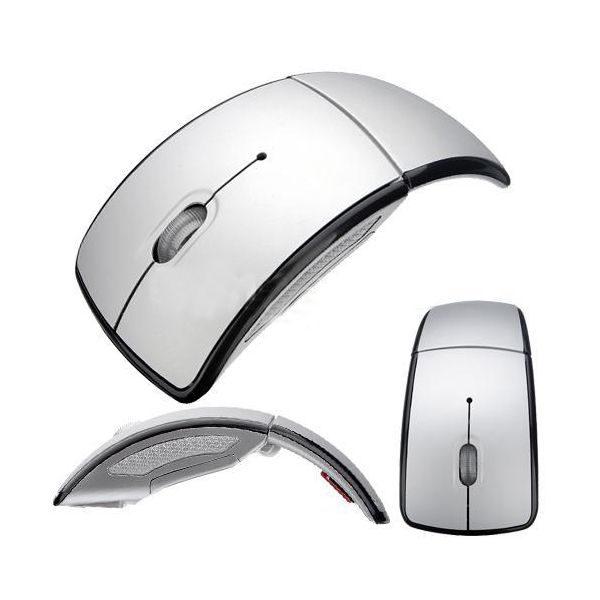 sliver wireless mouse mini snap-in transceiver 2.4g usb cordless folding mouse and mice