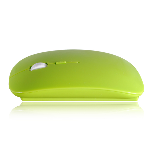 ultra thin usbgreen optical wireless mouse 2.4g receiver super slim mouse for computer pc laptop desktop 5 candy color