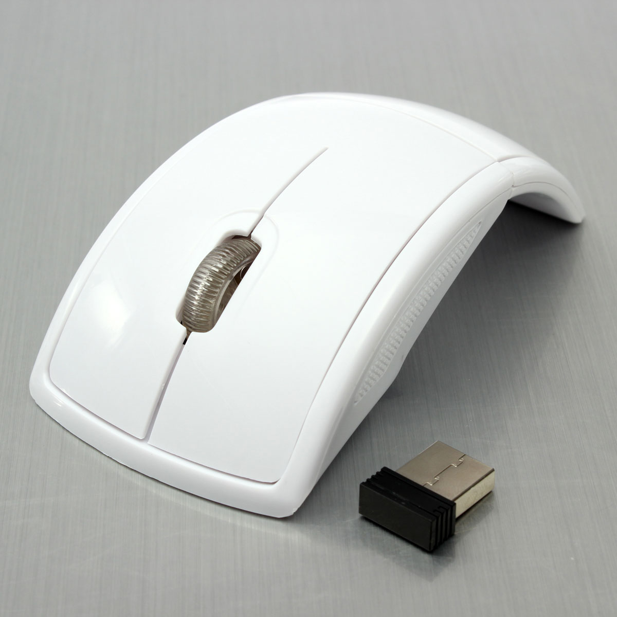 white 2.4ghz optical foldable folding arc snap-in transceiver wireless mouse for pc laptop computer white 2.4ghz optical foldable folding arc snap-in transceiver wireless mouse for pc laptop computer