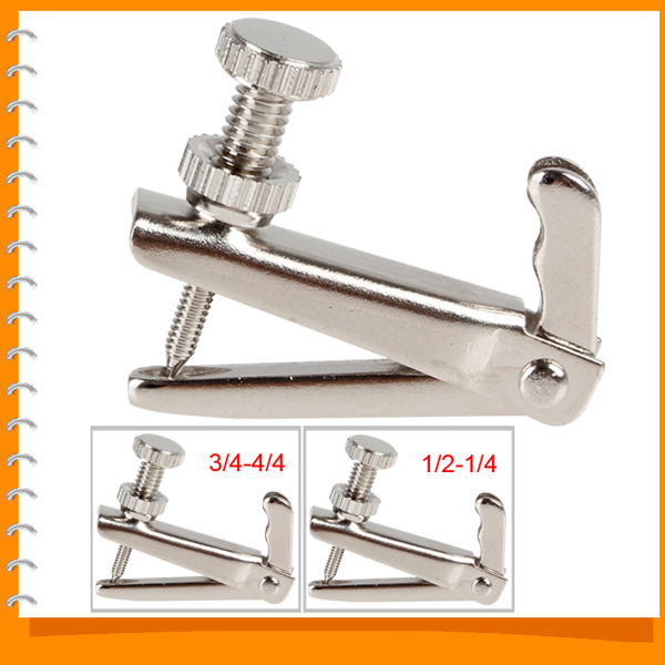 1/4 & 1/2 & 3/4 & 4/4 violin fine tuner silver string adjuster metal violin parts accessories 1/4 & 1/2 & 3/4 & 4/4 violin fine tuner silver string adjuster metal violin parts accessories
