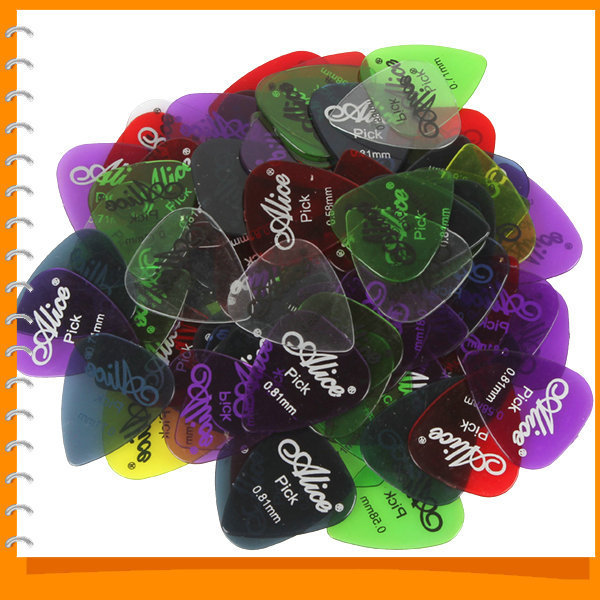 100pcs guitar picks plectrums alice colorful transparent 100 guitar picks with plastic box ( 0.58/0.71/0.81mm mix thicknesses ) 100pcs guitar picks plectrums alice colorful transparent 100 guitar picks with plastic box ( 0.58/0.71/0.81mm mix thicknesses )
