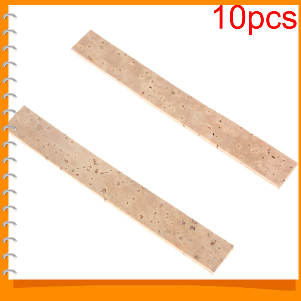 10pcs natural bb clarinet neck cork sheet 81 x 11 x 2mm clarinet parts accessories 10pcs natural bb clarinet neck cork sheet 81 x 11 x 2mm clarinet parts accessories