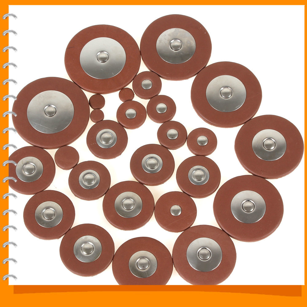 26pcs 4.8mm thickness alto saxophone pads professional orange leather pads for alto saxophone sax 26pcs 4.8mm thickness alto saxophone pads professional orange leather pads for alto saxophone sax
