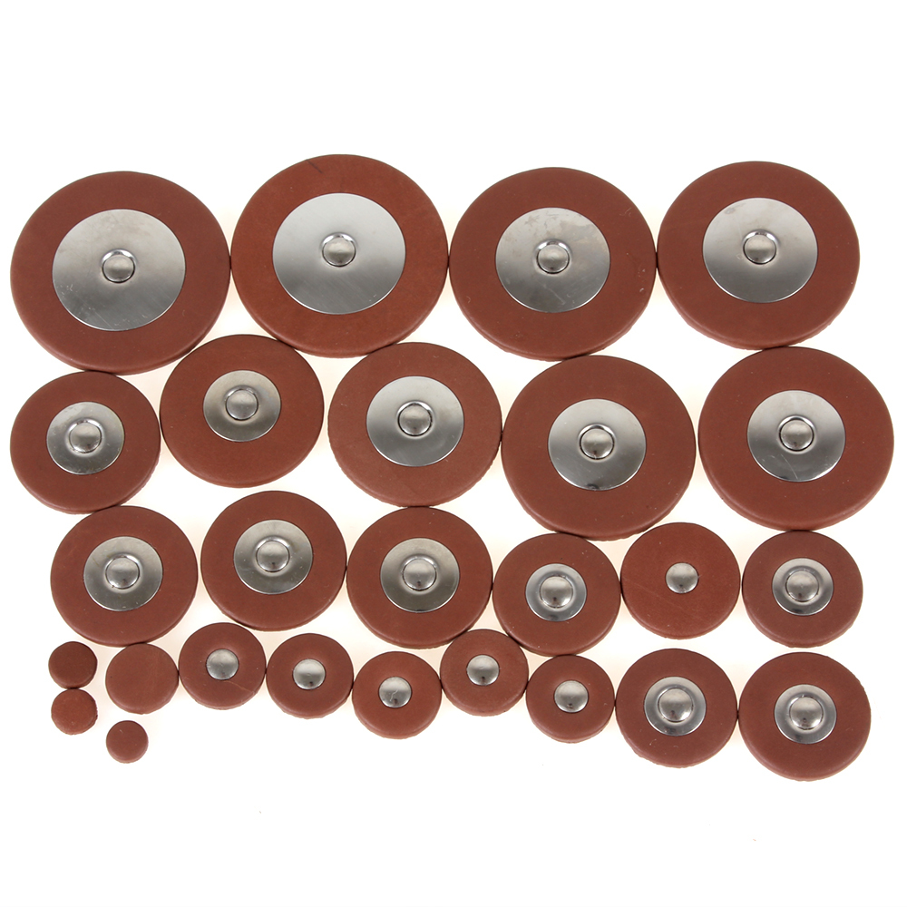 26pcs 4.8mm thickness alto saxophone pads professional orange leather pads for alto saxophone sax