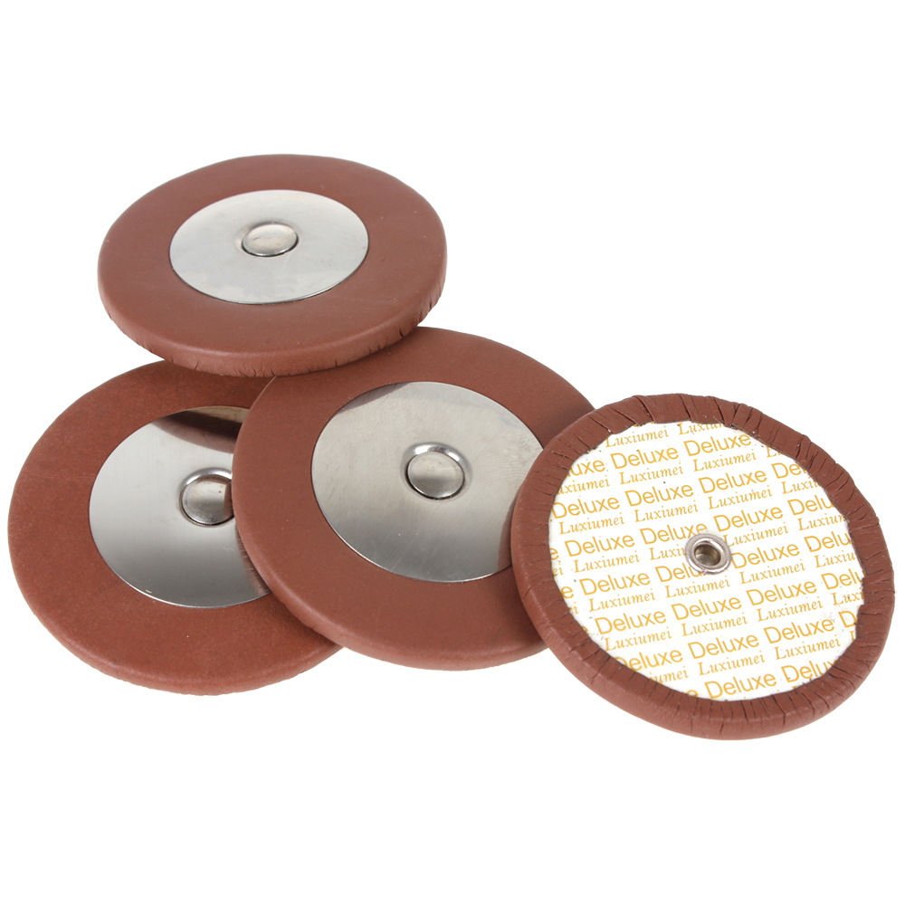 26pcs 4.8mm thickness alto saxophone pads professional orange leather pads for alto saxophone sax