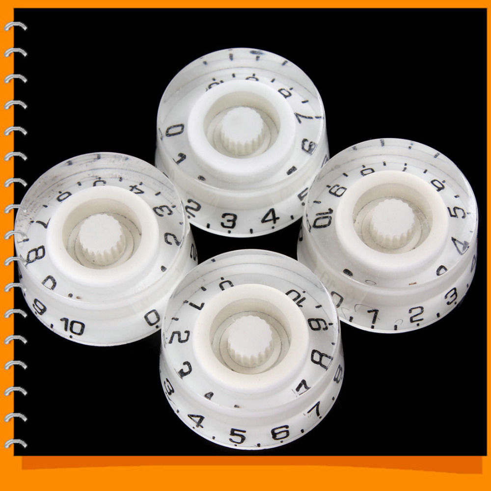 4pcs guitar speed knobs volume tone control buttons set for electric guitar parts and accessories 4pcs guitar speed knobs volume tone control buttons set for electric guitar parts and accessories
