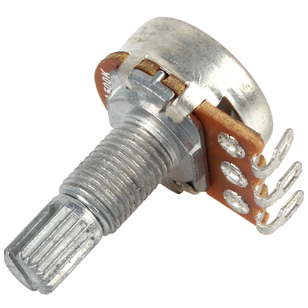 5pcs! 18mm long split shaft audio tone guitar potentiometer for electric guitar / bass parts accessories
