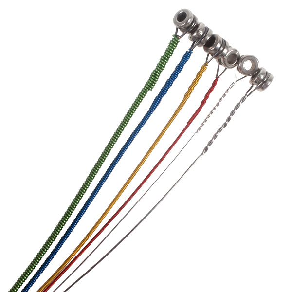 6pcs/pack! alice colorful stainless steel acoustic guitar strings set electric guitar strings guitar parts and accessories
