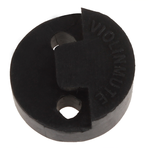 acoustic round black rubber violin mute silencer violin parts accessories