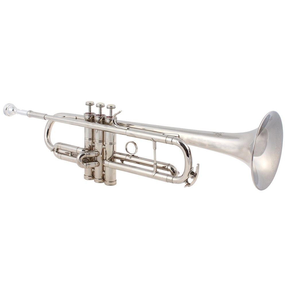 band latest 55cm length gold / sliver brass trumpet bb europe-design b flat trumpet with tools