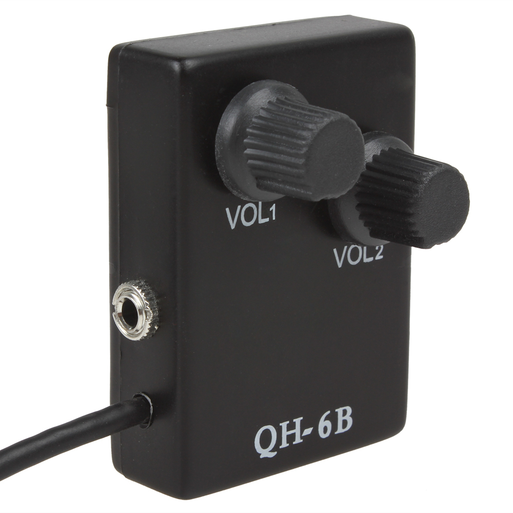 black acoustic guitar wire amplifier speaker + microphone sound control pickups guitar parts accessories