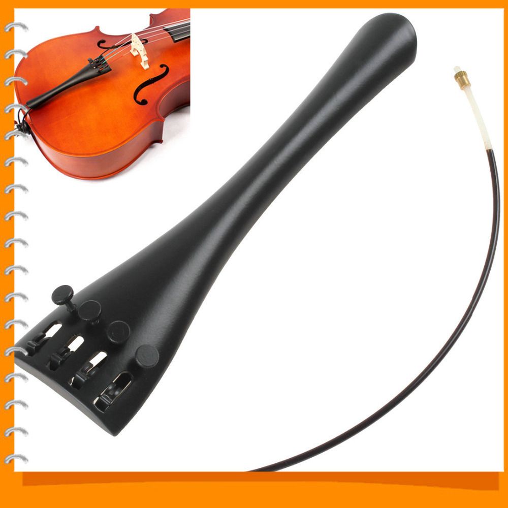 black aluminous alloy violoncello tail piece violin tailpiece for tone tuning with tail gut violin parts and accessories black aluminous alloy violoncello tail piece violin tailpiece for tone tuning with tail gut violin parts and accessories