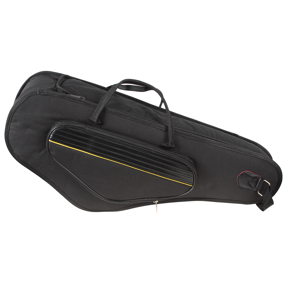 black durable foam padded alto saxophone bag oxford sax case