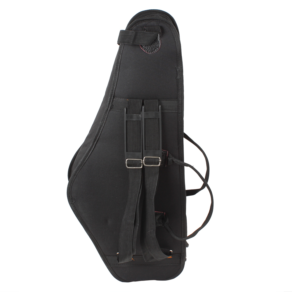 black durable foam padded alto saxophone bag oxford sax case