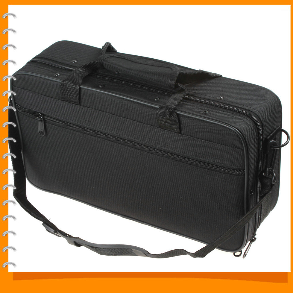 black portable & lightweight clarinet cloth box clarinet case bag with shoulder strap & carry handle clarinet parts black portable & lightweight clarinet cloth box clarinet case bag with shoulder strap & carry handle clarinet parts