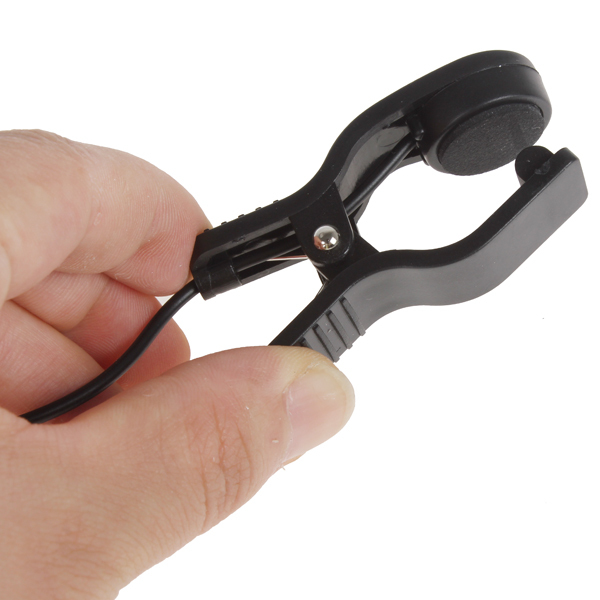 black universal electric bass guitar pickup digital tuner accessories clip metronome